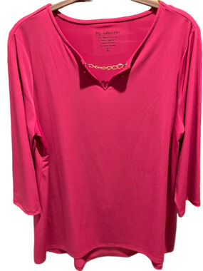 25. WOMENS CHICO’S 2/L DETAIL TOP